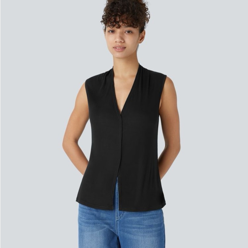 BNWT Halara Black Sleeveless Women's Top